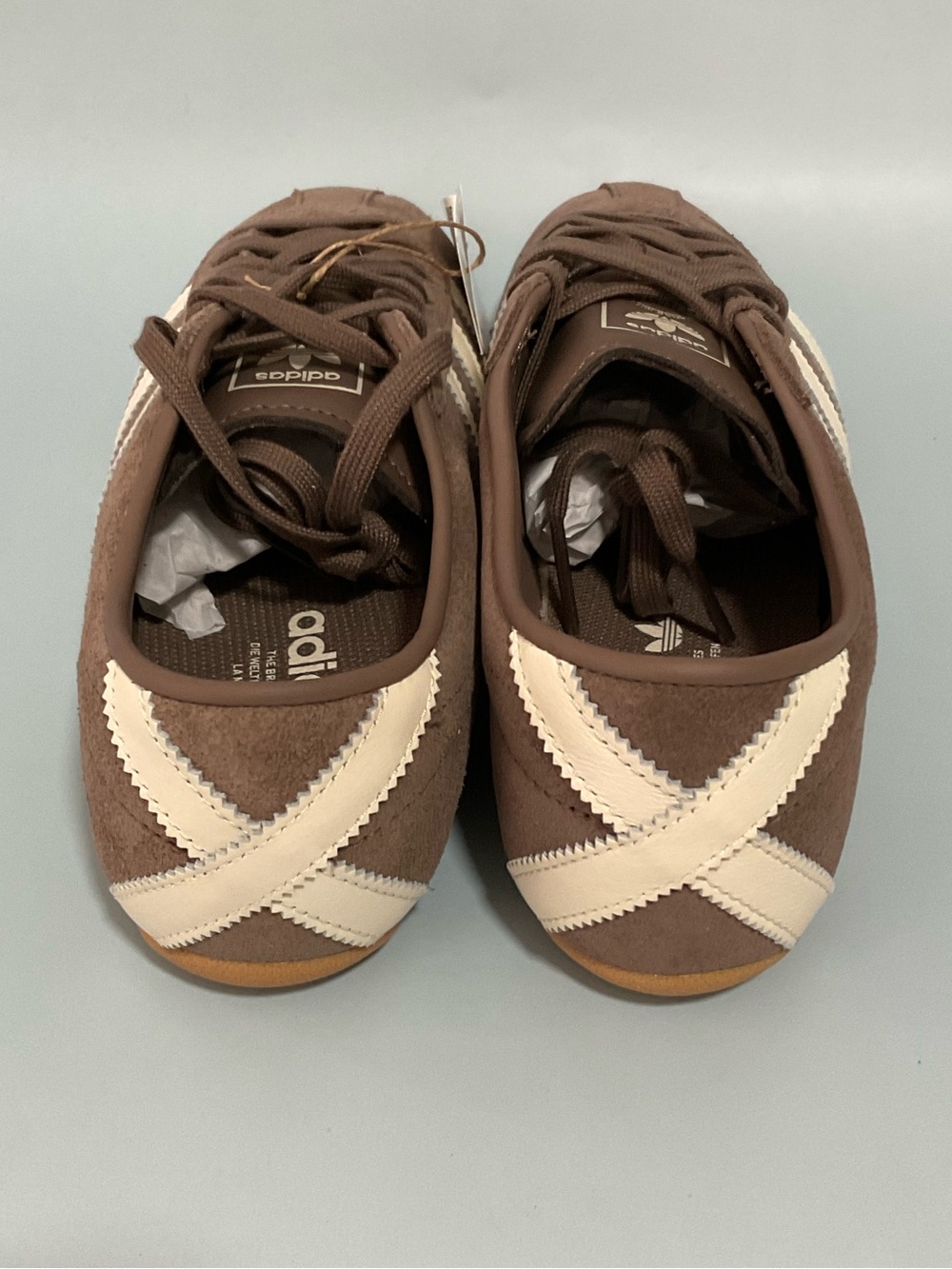 Womens adidas Tokyo Athletic Shoe - Earth Strata / Off White / Gum - Picture 4 of 7